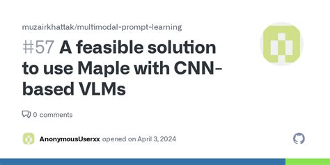 A Feasible Solution To Use Maple With Cnn Based Vlms Issue