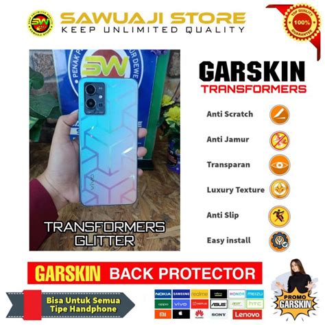 Jual Garskin Transformers Gliter Poco All Series Poco M3 Poco M3 Pro