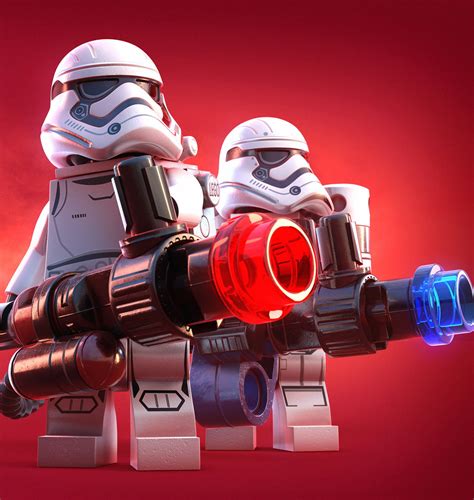 Download Star Wars Red Lego Stormtroopers Wallpaper