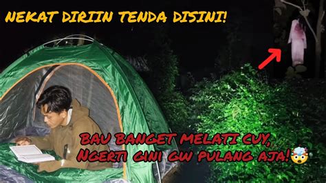 SOLO CAMPING HOROR UJI NYALI BERMALAM DI TEMPAT ANGKER DI SAMPERIN