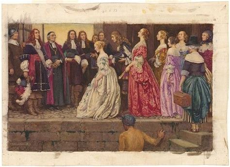 The First Kings Daughtersor Filles Du Roiarrived In New France In