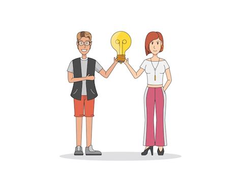 Иллюстрация идеи лампочек | Бесплатно векторы