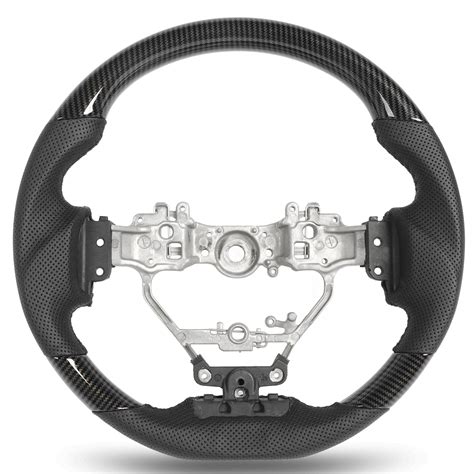 Hydro Dip Carbon Fiber Look Steering Wheel Perforated Leather For Is