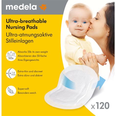 Köp Medela Ultra andningsbara amningsinlägg 120 st på apotea se