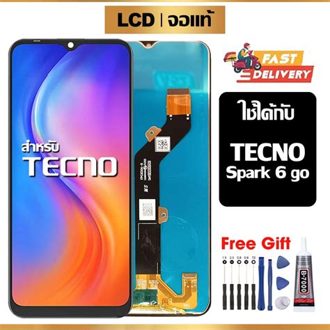 หนาจอ LCD TECNO Spark 6 GO แท สำหรบ Tecno Spark6 go KE5 จอ อะไหลมอ