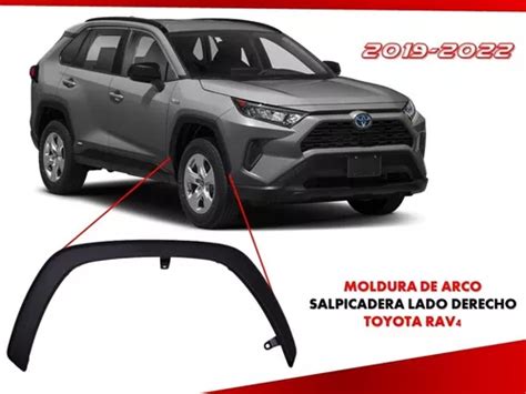 Moldura De Arco Salpicadera Derecha Toyota Rav4 2019 2022 Envío gratis