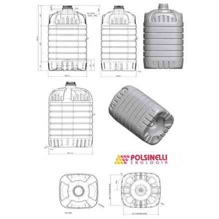 Dama Pet Litri Damigiane In Pet Da Litri Polsinelli Enologia