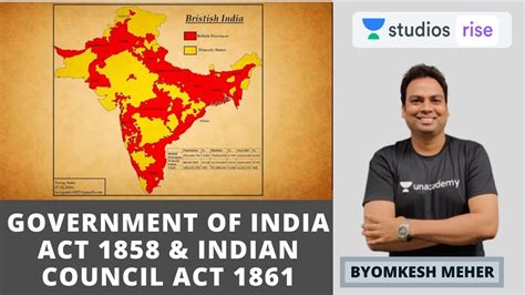 Government Of India Act 1858 And Indian Council Act 1861 Modern