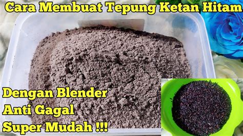 Tepung Ketan Hitam