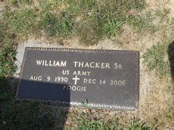 William Horace Poogie Thacker Sr 1930 2006 Mémorial Find a Grave