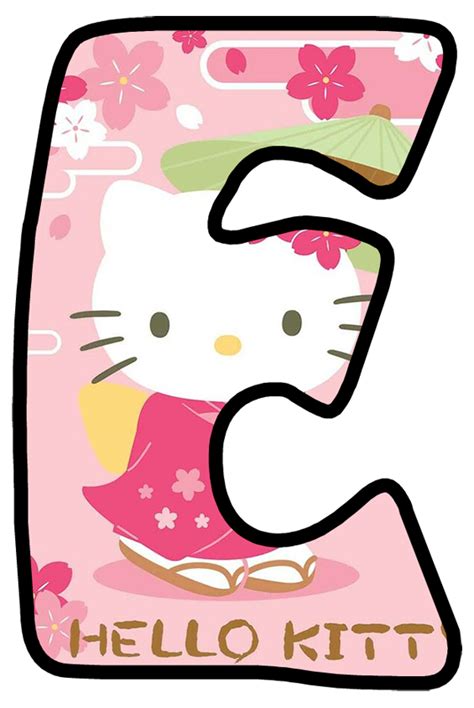 Hello Kitty Alphabet Letters Clip Art Library Hello Kitty Printable Letters A Z And 0 9