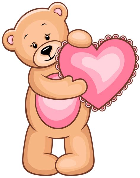 Teddy Bear Heart Clip Art