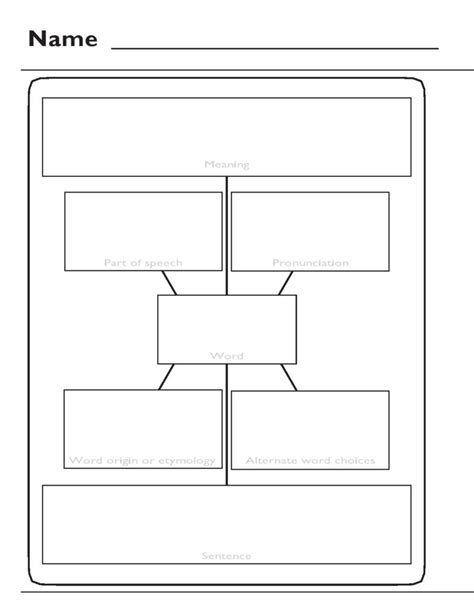 Best Frayer Model Templates Word Pdf Templatelab