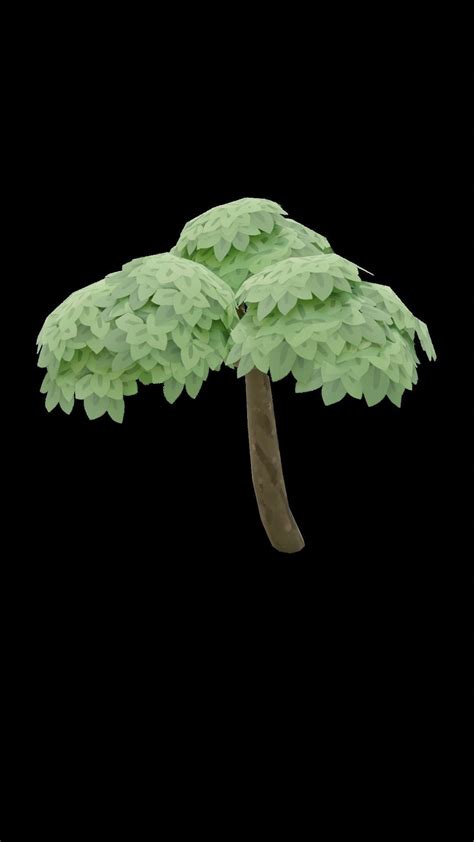 3d Model 10 Stylized Low Poly Trees Vr Ar Low Poly Cgtrader