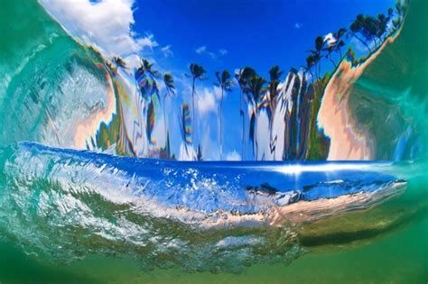 Surf Photographer Clark Little S Pictures Of The Insides Of Waves As They Break