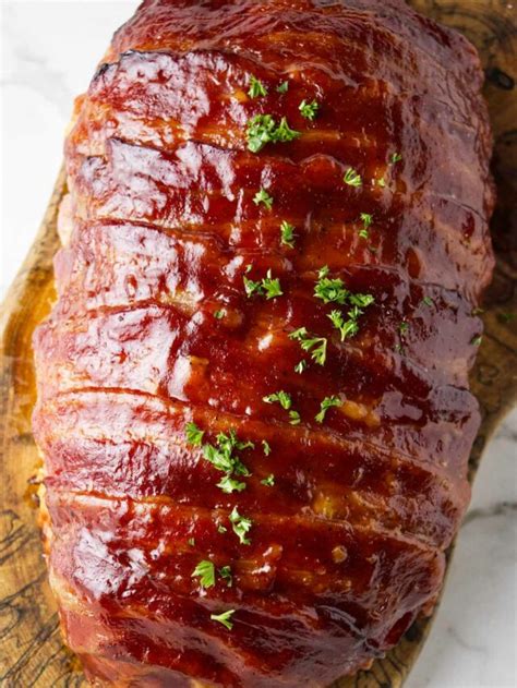 Bacon Wrapped Smoked Meatloaf - A License To Grill