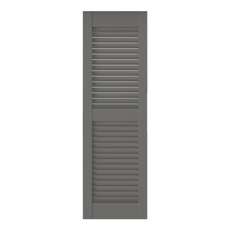 Southern Shutter 2 Pack Primed Cedar Louvered Wood Exterior Shutters