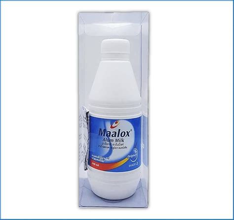 Maalox Alum Milk 80 Fluid Ounces International Package