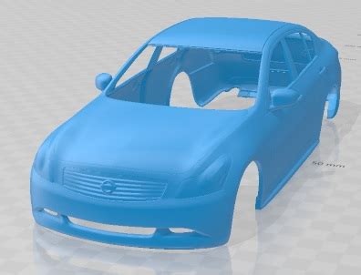 infiniti  sedan  model stl  printable shop