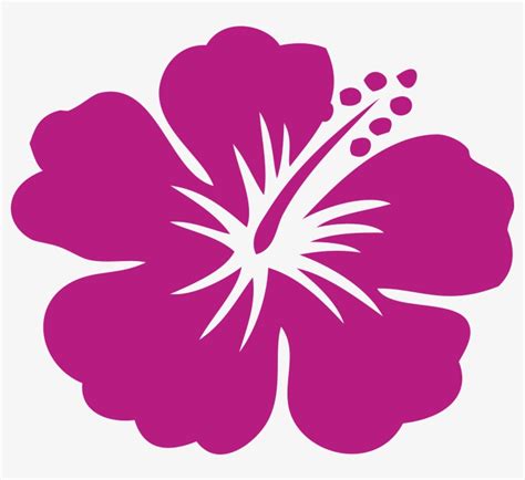 Hawaii Hibicus Car Stickers Seven Dots Hibiscus Flower Sticker