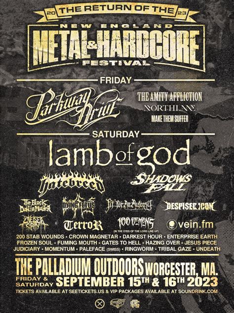 New England Metal And Hardcore Fest Details Announced Mrm