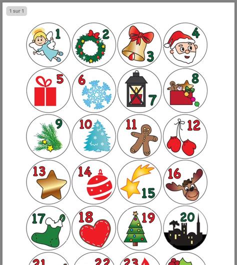 Pin On Activit S Enfant Christmas Countdown Printable Christmas