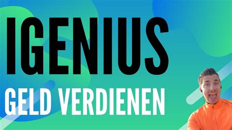 Igenius Vergütungsplan Wie kann man Geld verdienen YouTube