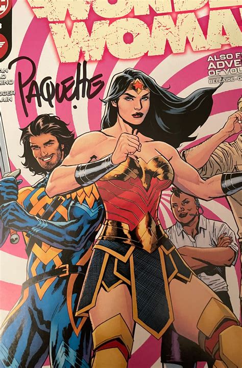 Wonder Woman Vol Cover A Regular Yanick Paquette Cover Signed By