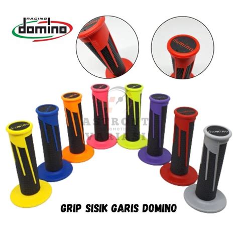 Hand Grip Domino Sisik Garis Motor Ktc Rcb Kaze Mio Scoopy Original