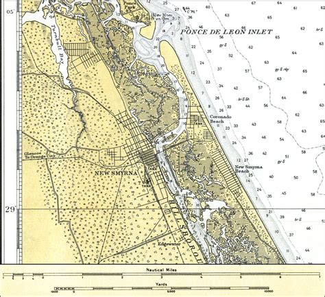 Ponce De Leon Inlet And New Smyrna 1931