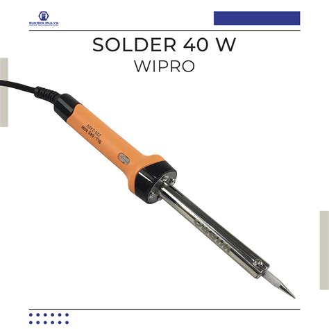 Wipro Solder Watt Lurus Soldering Iron Alat Patri Watt Solder