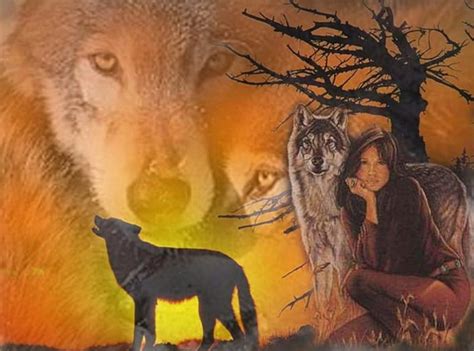 Native American Wolf Spirit Animal