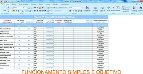 Planilha De Manutencao Preventiva Em Excel Planilhas Prontas Images