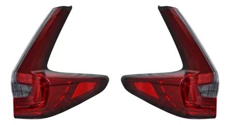 Par Calaveras Honda Crv 2020 2021 2022 Oscura Ext Leds Tyc