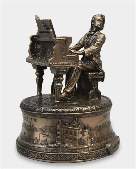 Fryderyk Chopin Graj Cy Na Fortepianie Statuetka Z Pozytywk Dekoracja