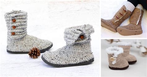 11 Ugg Inspired Crochet Patterns Dabbles And Babbles