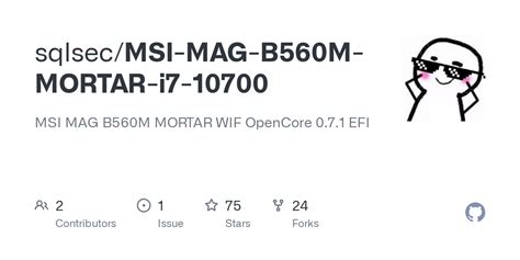 Issues · sqlsec/MSI-MAG-B560M-MORTAR-i7-10700 · GitHub