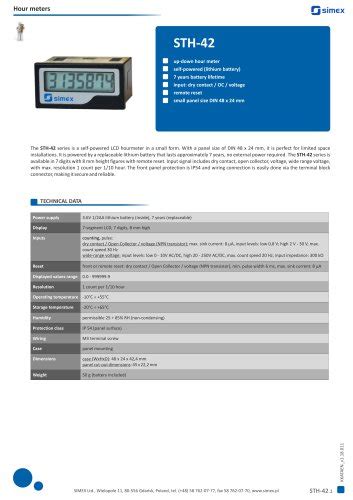 Tous Les Catalogues Et Fiches Techniques Pdf Simex Sp Z O O