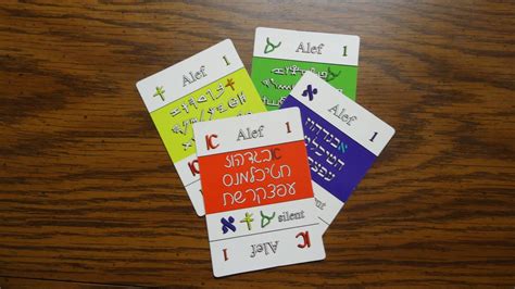 Hebrew Alef Bet Playing Cards Pictograph Paleo Modern And Etsy