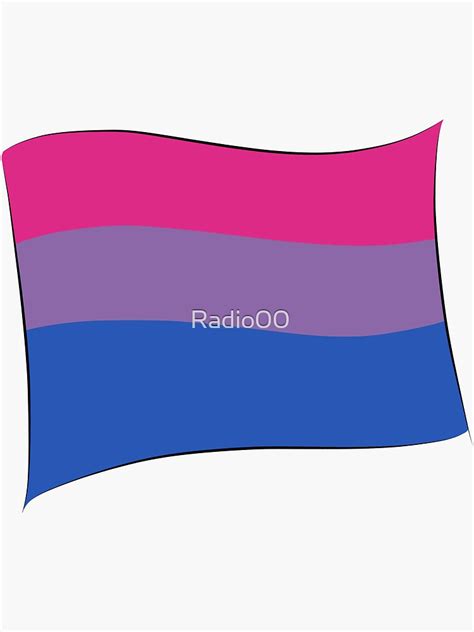 Bisexual Pride Flag Sticker For Sale By Radio00 Redbubble