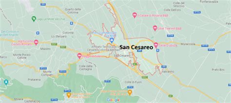 Dove Si Trova San Cesareo Italia Mappa San Cesareo Dove Si Trova