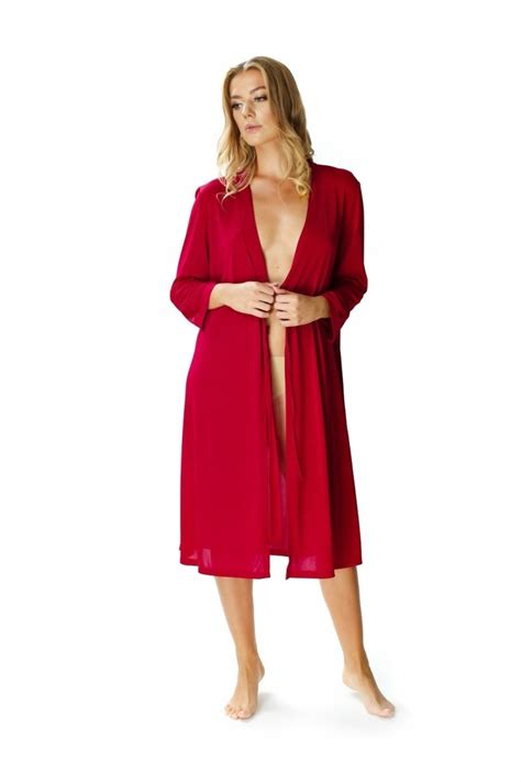 Mewa Lingerie Szlafrok Damski Do Kolan Bez Kaptura Rozmiar Por Wnaj Ceny Allegro Pl