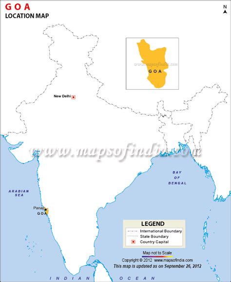 Goa In India Outline Map - Get Latest Map Update