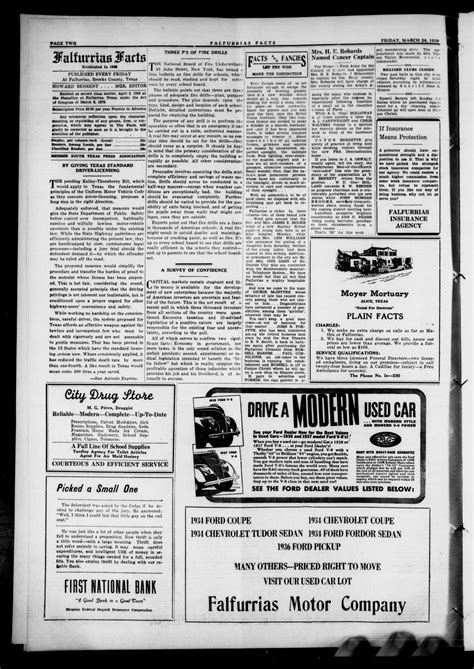 Falfurrias Facts Falfurrias Tex Vol 32 No 41 Ed 1 Friday