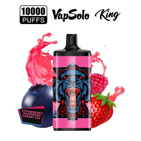 New Design Vapsolo King Vape Flavour Concentrates Mesh Coil Puff 10000