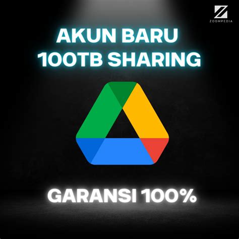 Jual Google Drive Unlimited Storage Lifetime Bergaransi Resmi Gdrive