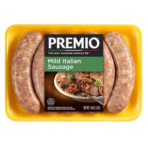 Premio Mild Italian Sausage 16 Oz Instacart