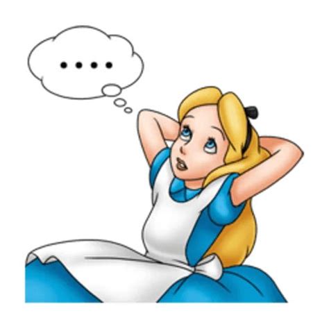 Набор стикеров для Telegram «Алиса в стране чудес»