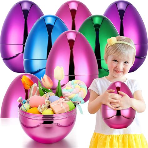 Amazon.com: MiniInflat 6 Pieces Jumbo Easter Eggs 10 Inch Extra Large ...