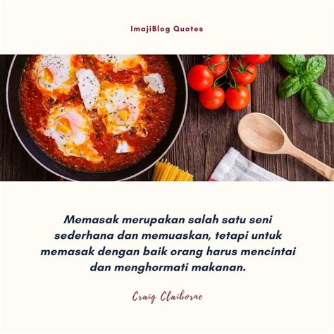 Kata Kata Mutiara Bijak Tentang Memasak Imajiblogku